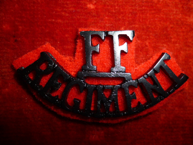 Frontier Force Regiment Blackened Shoulder Title
